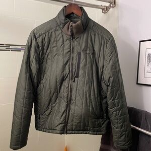 Polo by Ralph Lauren olive green men's fleece-lined puffer-style jacket